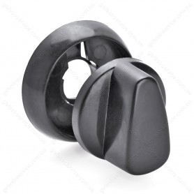Ручка регулировочная плиты NORD выпуском от 2012, чёрная